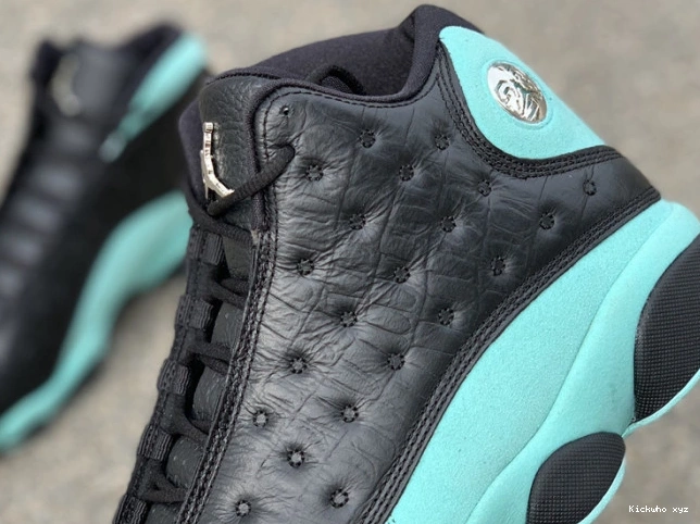 Island Black Air 414571-030 Retro Jordan 13 Green 0627